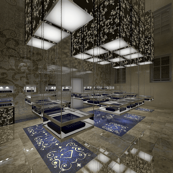 Дизайн-проект интерьеров магазина и шоу-рума